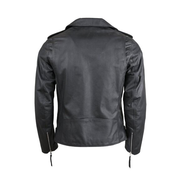 MKL Pro Men's Cowhide Motorcycle Jacket - Picture 2 of 6